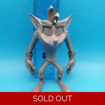 COMING SOON - Crash Bandicoot - Blank Stare -resin 3D printed